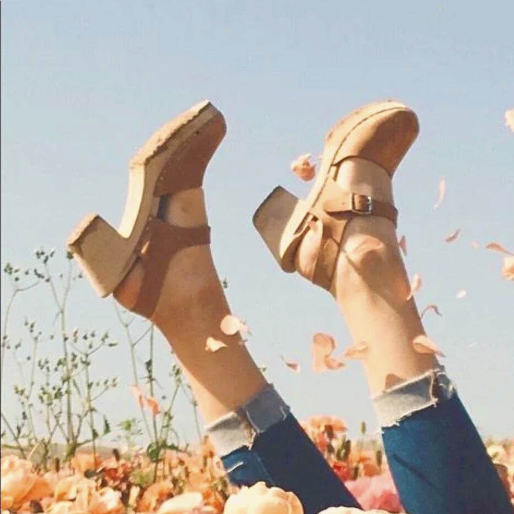 Lotta’s High Brown Oiled Newbuck Clogs - Brand new, Never worn